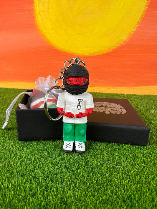 handpainted alleini key-chain figurine *watermelon charity edition*