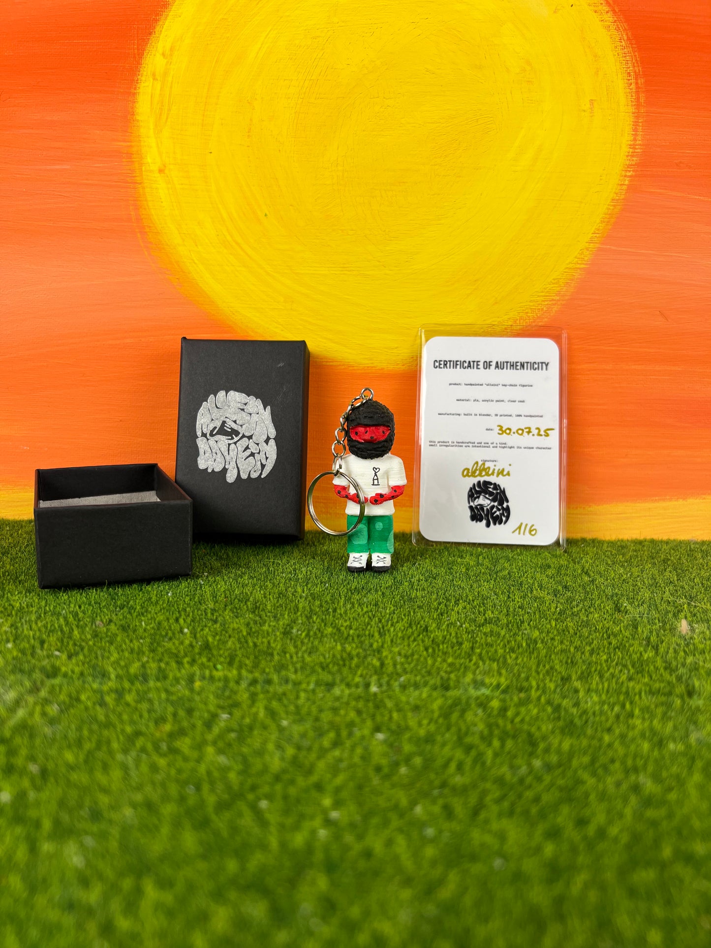 handpainted alleini key-chain figurine *watermelon charity edition*